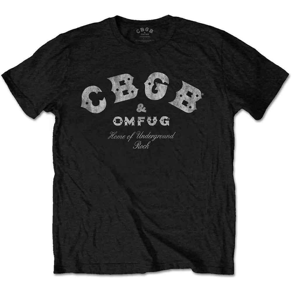 Cbgb Unisex T Shirt Classic Logo Black